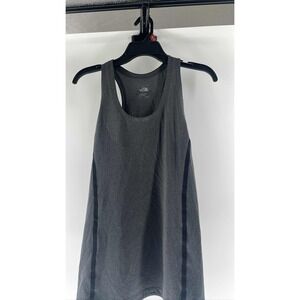 The North Face Women's Gray Racerback Tank Top Medium FlashDry Activewear